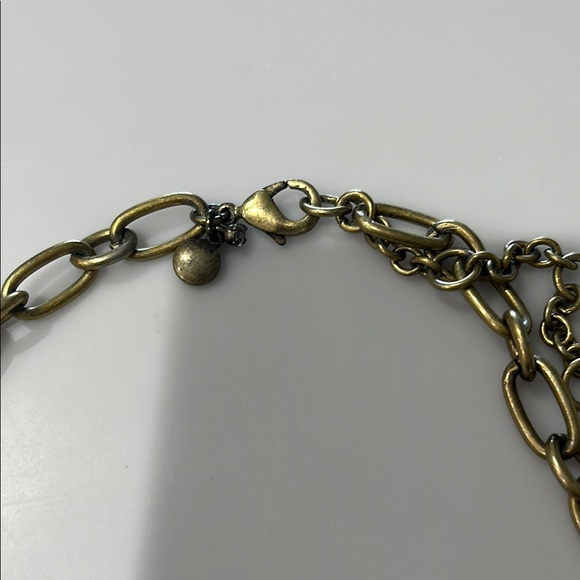 J. Crew Gold with clear clear gem Necklaces - Picture 6 of 7